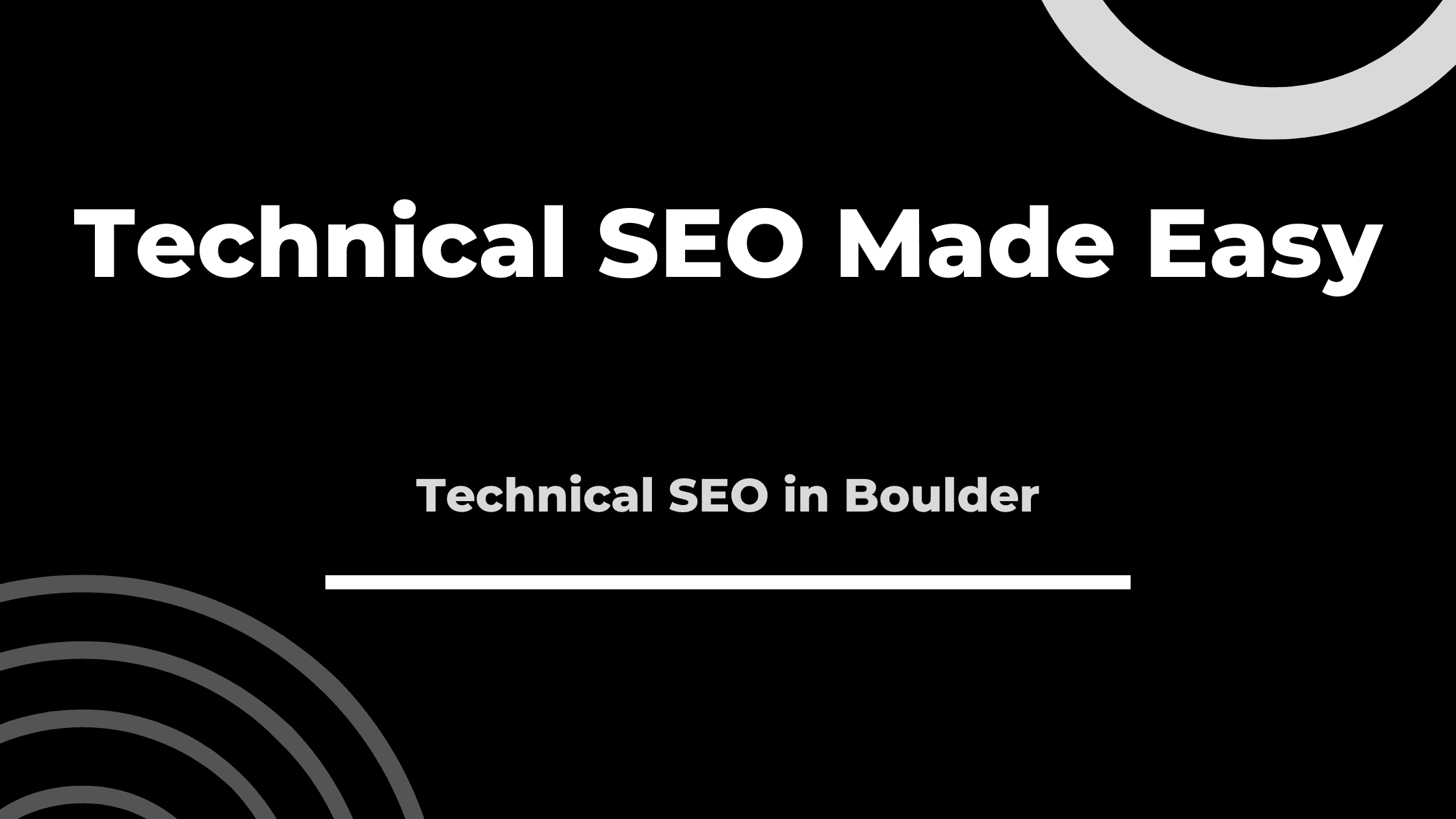 This blog gives Information about Technical SEO made easy