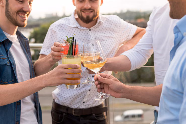 close-up-men-toasting-party_23-2148231945