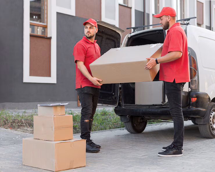 Hauling Services Burbank CA front-view-delivery-men-job-concept_23-2148684735