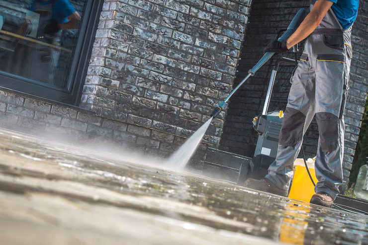 Pressure Washing Fort Worth TX low-section-man-standing-by-buildings-city_1048944-16838224